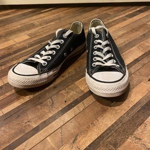 Black and white Converse